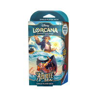 Disney Lorcana TCG: Azurite Sea Single-Player Starter Deck (Amber/Ruby)