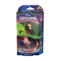 Disney Lorcana TCG: Shimmering Skies Single-Player Starter Deck (Emerald/Steel)