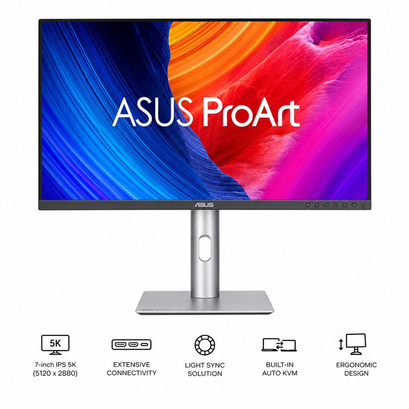 ASUS ProArt Display PA27JCV 27" 5K HDR 60HZ 5MS GTG IPS Professional Monitor