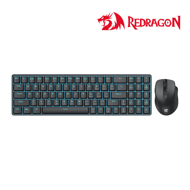 Redragon Deskset Pro 2in1 Office Combo Black (BS-8773)