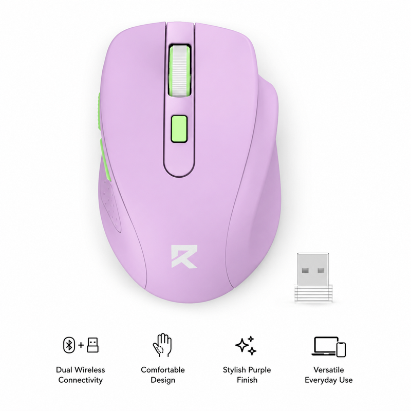 Redragon Office Wireless Mouse Purple (BM-4091V)
