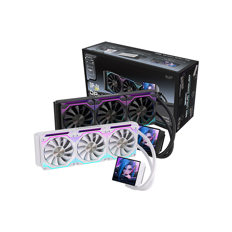 Lovingcool 360mm ARGB Liquid Cooler with LCD Screen