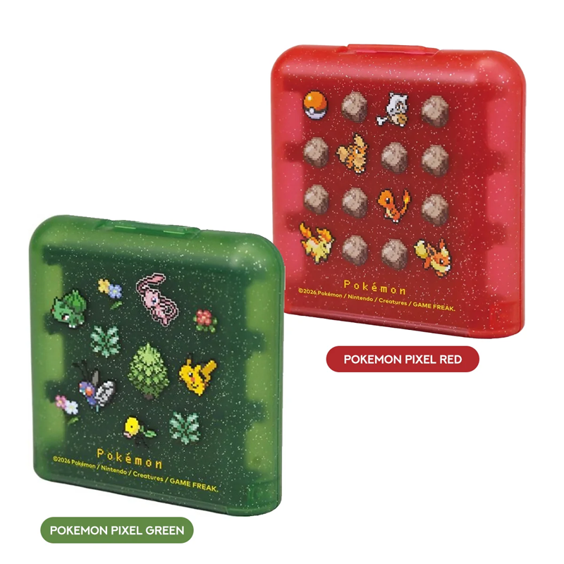 Hori 24 Game Card Case Pokemon Pixel Series for Nintendo Switch 2