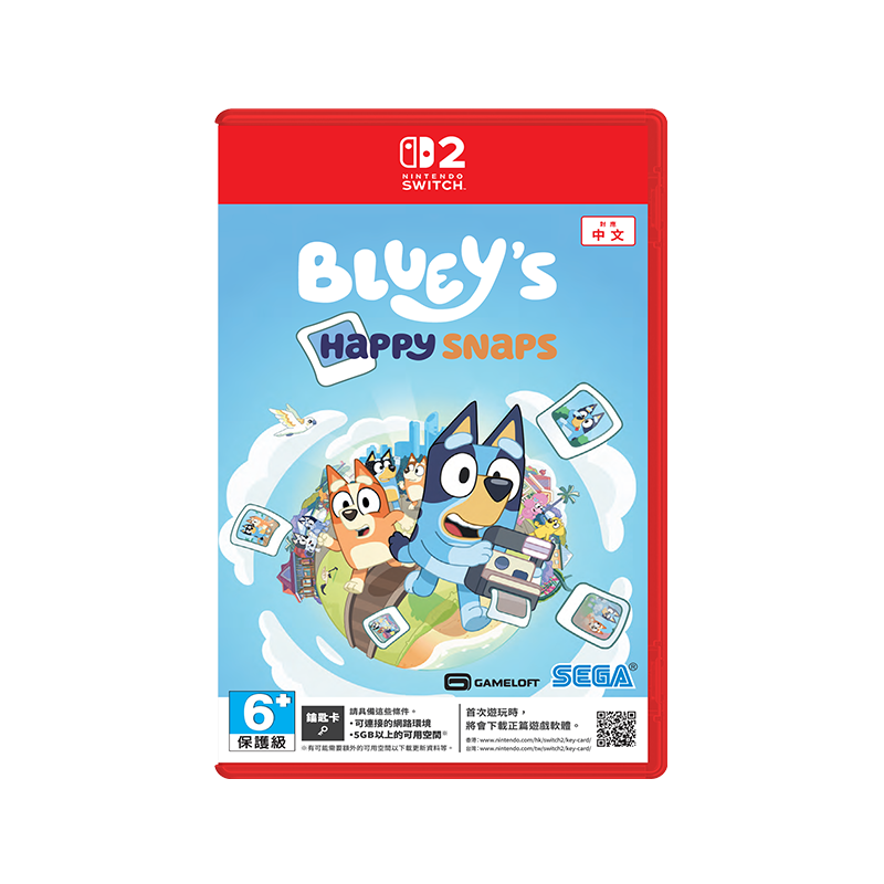 [PRE-ORDER] Nintendo Switch 2 Bluey's Happy Snaps (Game Key Card) (ASI)