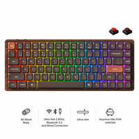 Keychron K3 Max QMK Wireless Hot-Swappable RGB Custom Mechanical Keyboard - All-Wood Special Edition