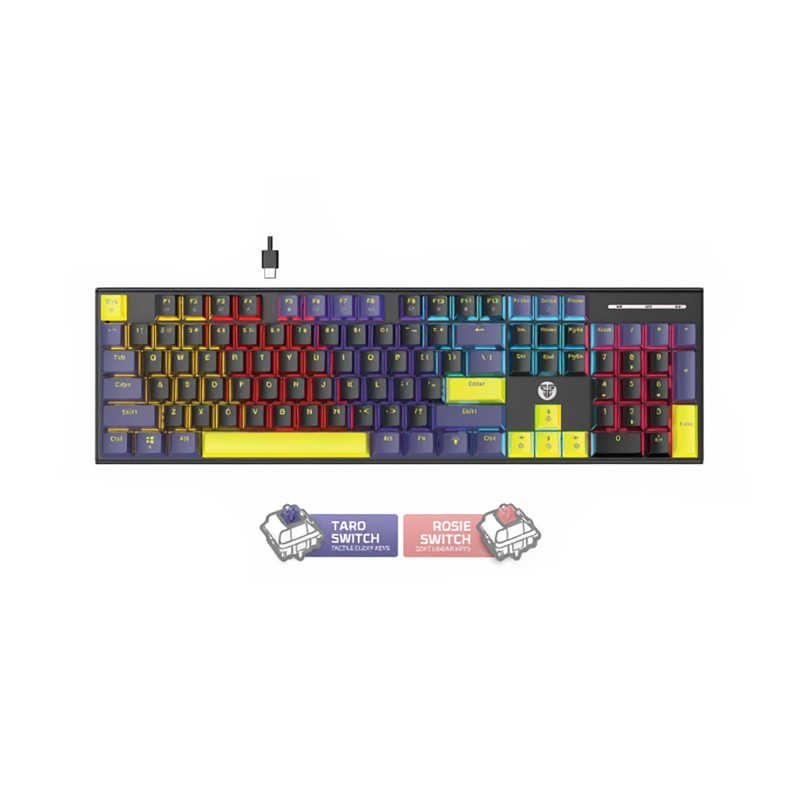 Fantech Atom104S Full-Size Yoru Edition Mechanical Gaming Keyboard (MK878S)
