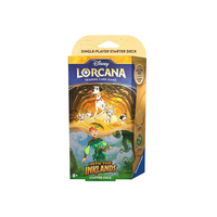 Disney Lorcana TCG: Into the Inklands Single-Player Starter Deck (Amber/Emerald)