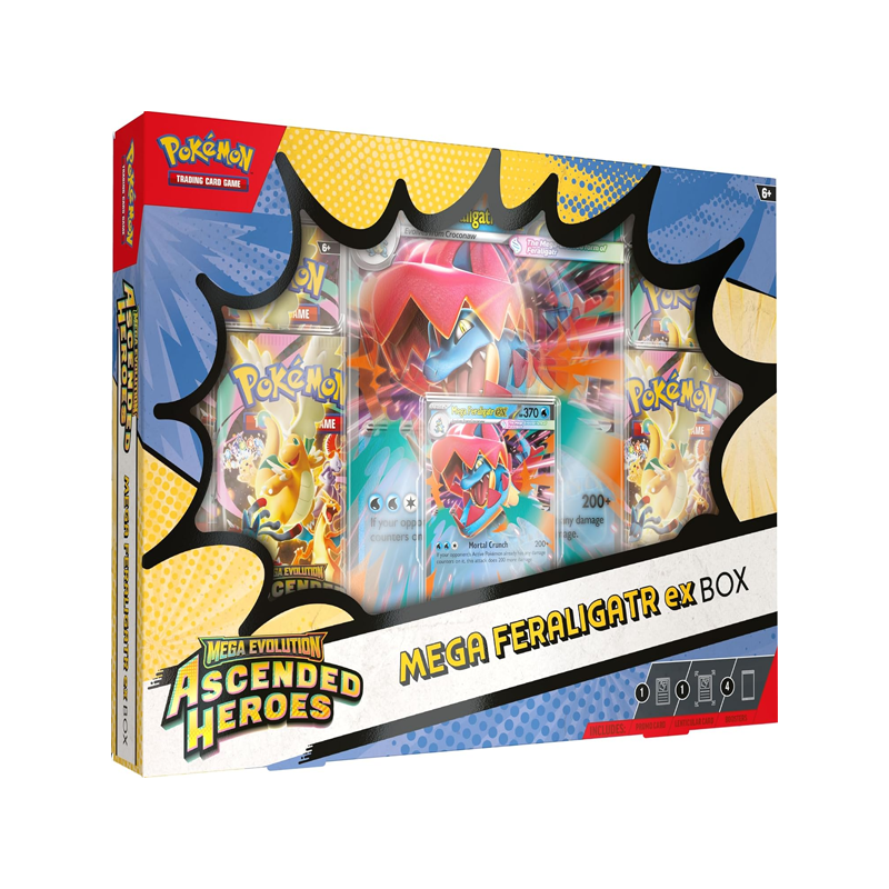 Pokémon TCG Ascended Heroes EX Box - Feraligatr (ENG)