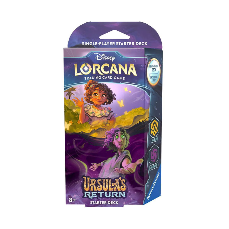 Disney Lorcana TCG: Ursula's Return Single-Player Starter Deck (Amber/Amethyst)