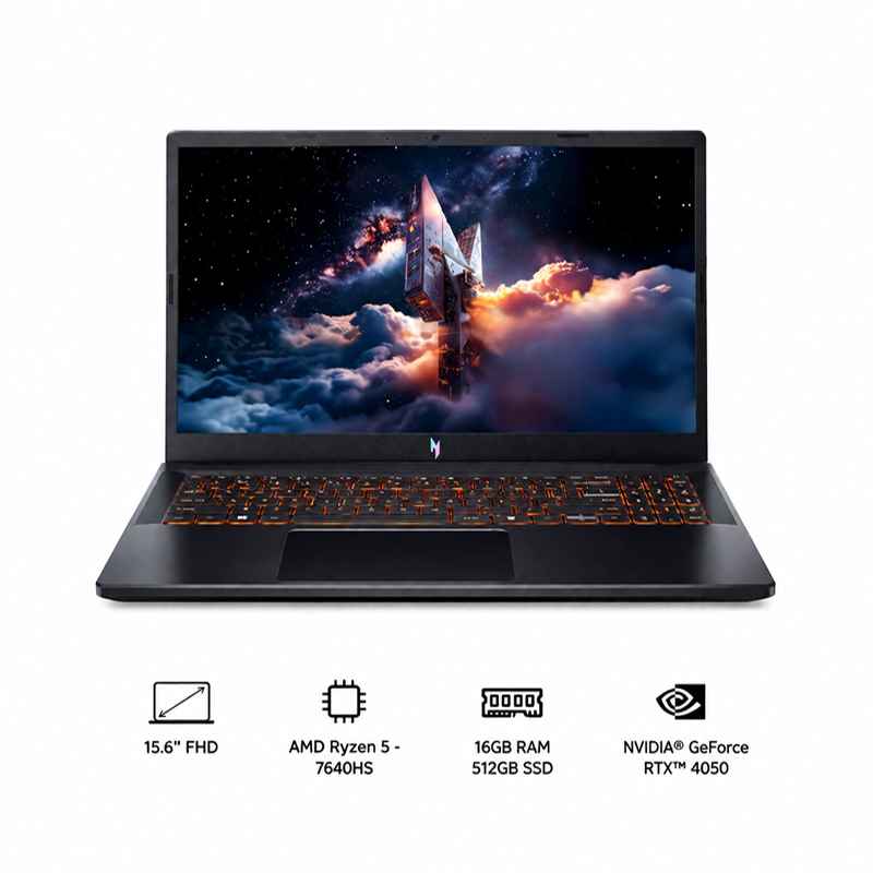Acer Nitro V 15 ANV15-42-R2UH Gaming Laptop 15.6” FHD 165Hz Ryzen 5 7640HS 16GB DDR5 RAM / 512GB SSD NVIDIA GeForce RTX 4050 GDDR6 VRAM Win 11 Home