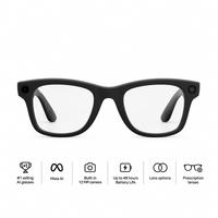 Ray-Ban Meta Wayfarer (Gen 2) Clear lenses Matte Black