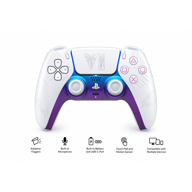 [PRE-ORDER] DualSense Wireless Controller – Grand Theft Auto VI White Limited Edition
