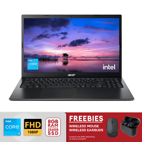 Acer Extensa 15 i3 Core 15.6'' Laptop 8/256 SSD 1115G4 Charcoal Black US