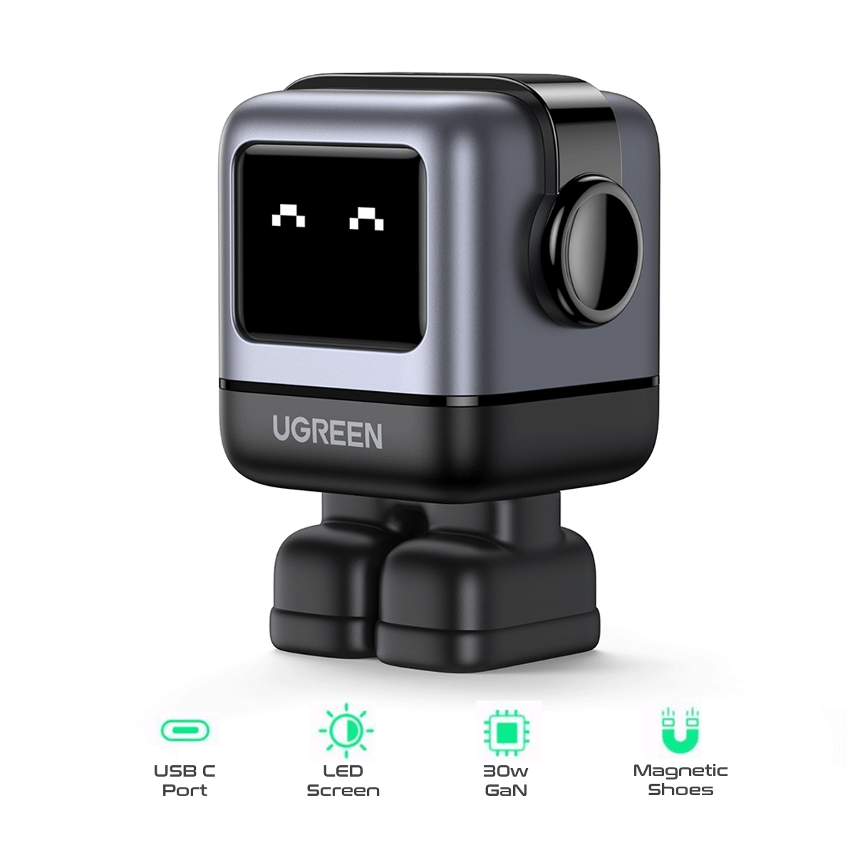 UGREEN Mini Robot Nexode 30W USB-C PD Gan Fast Charger [CD359]