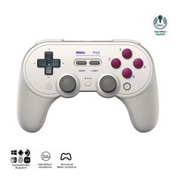 8bitdo Pro 2 Bluetooth Gamepad Hall Ed. For Windows/Android/Apple/MacOS/Steam