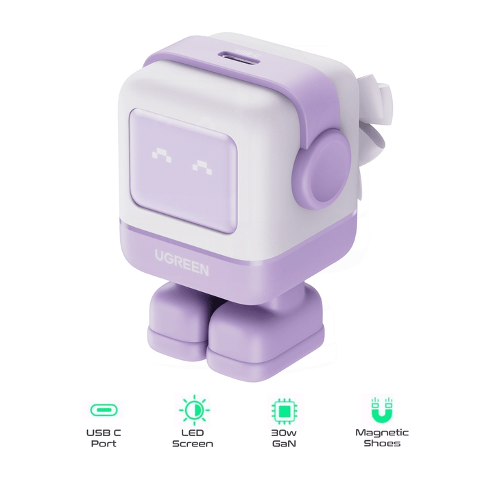 UGREEN Mini Robot Nexode 30W USB-C PD Gan Fast Charger [CD359]