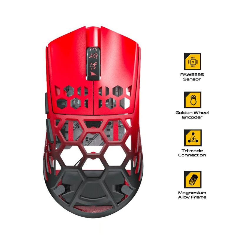 Darmoshark M2 Daero Tri-Mode Wireless Ultralight Gaming Mouse