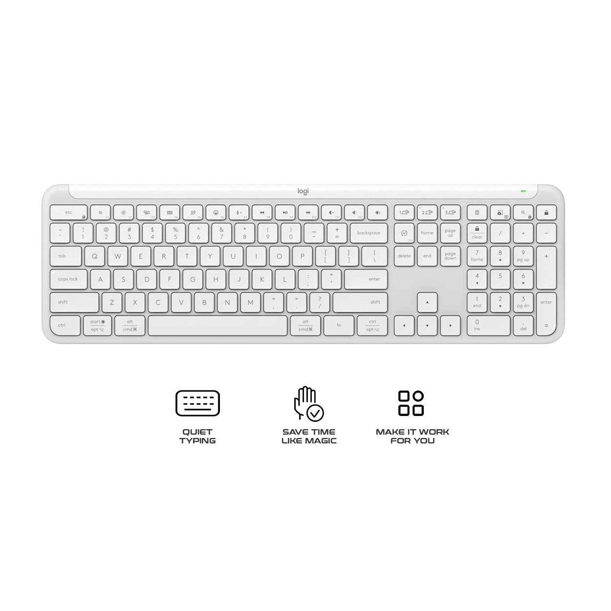 Logitech Signature Slim K950 Full-Size Wireless Keyboard
