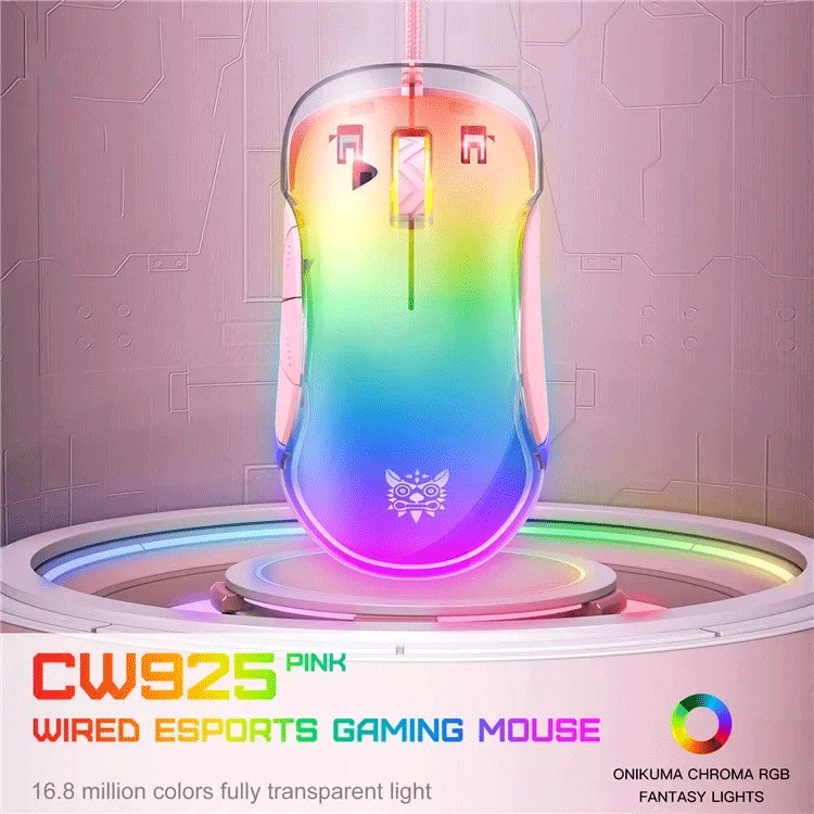 Onikuma CW925 RGB Wired eSports Gaming Mouse