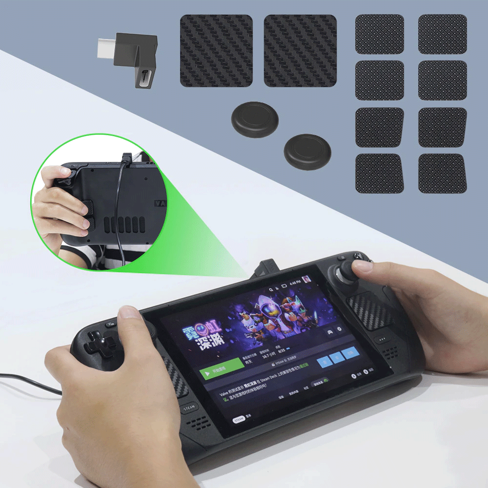 JYS Thumb grip and Protective sticker for Steam Deck [SD005]