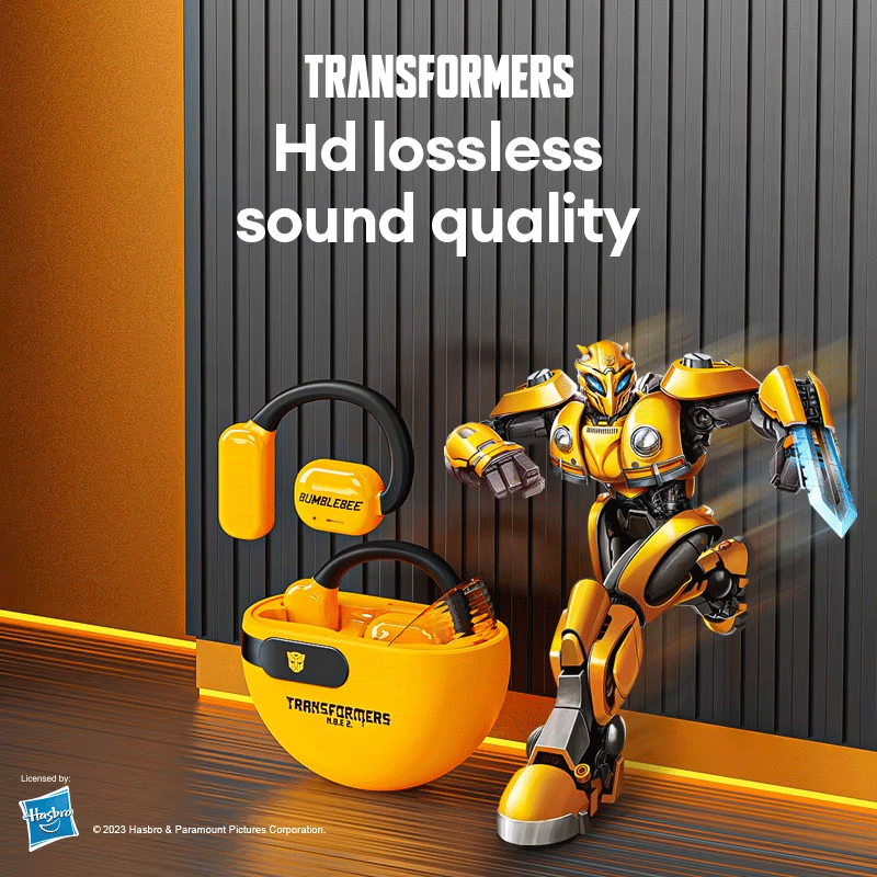 Transformers TF-T09 Gaming Bluetooth Earphone (Yellow)