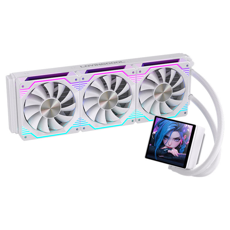 Lovingcool 360mm ARGB Liquid Cooler with LCD Screen