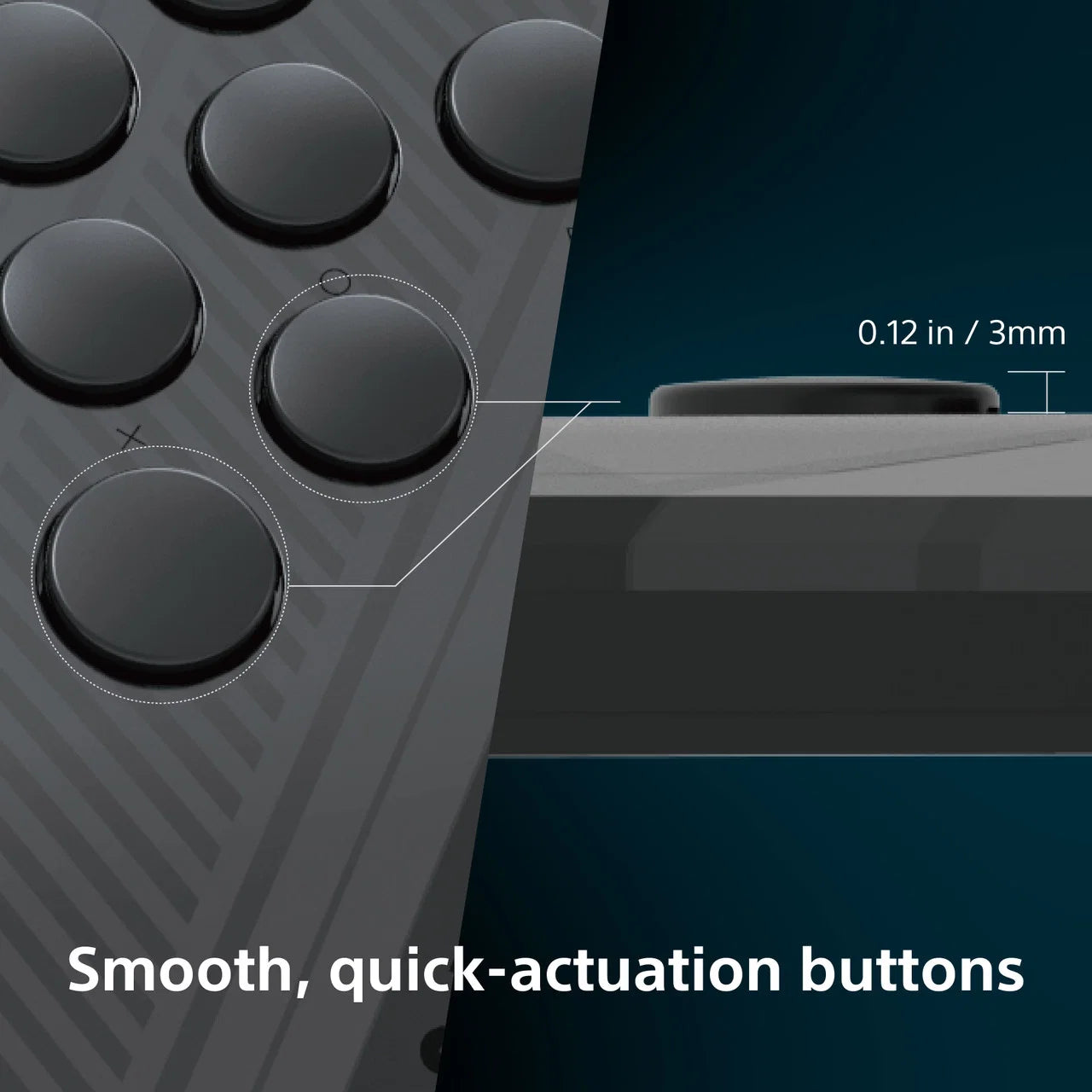 Hori Nolva Reactor Mechanical All-Button Arcade Controller for PS5/PS4/PC (SPF-050A)