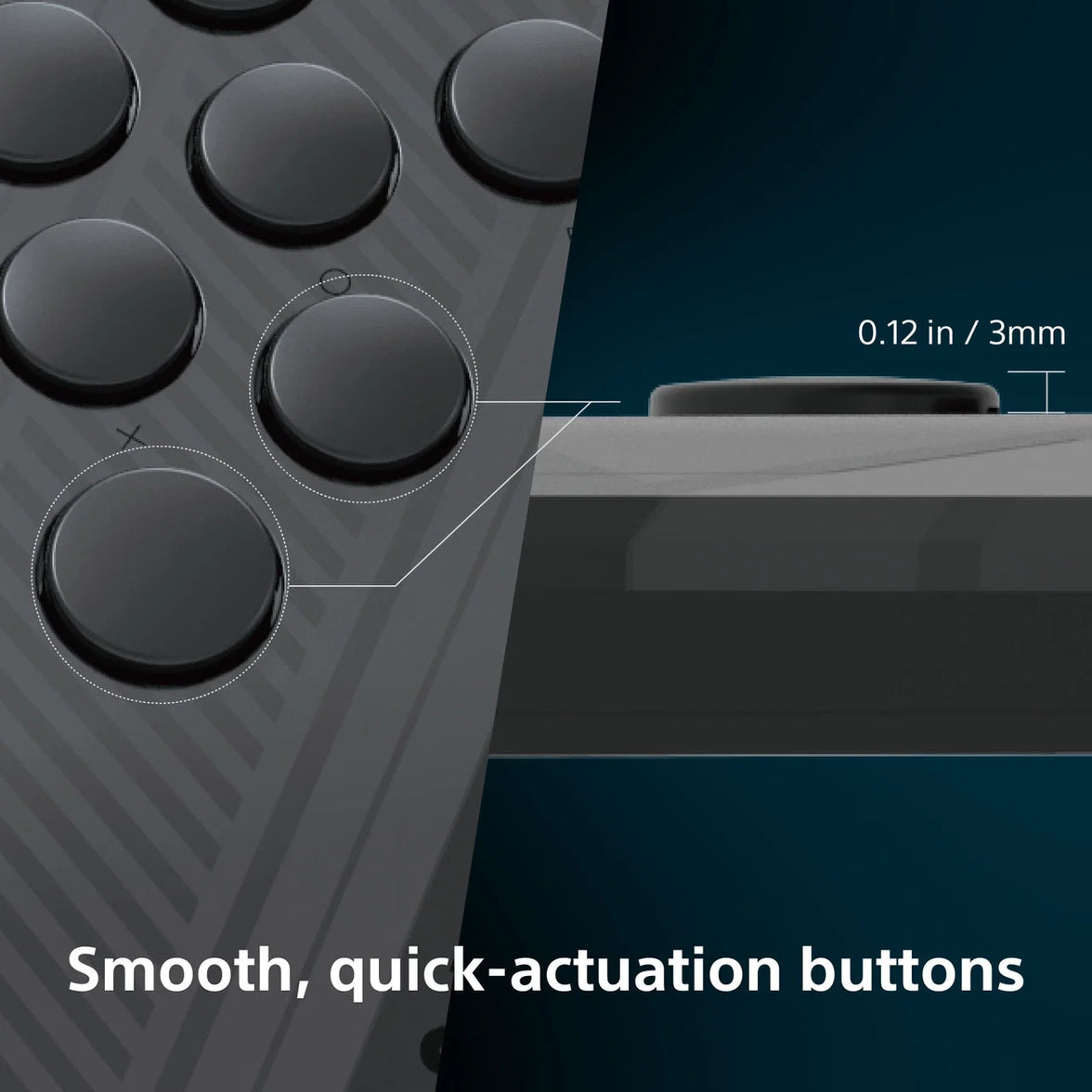 Hori Nolva Reactor Mechanical All-Button Arcade Controller for PS5/PS4/PC (SPF-050A)