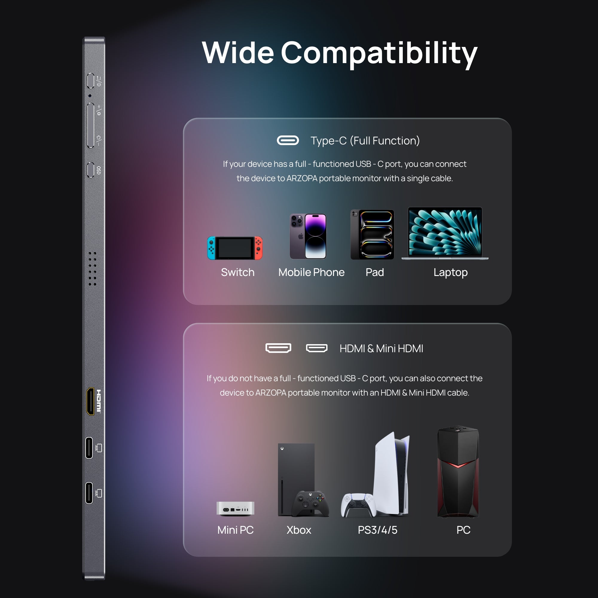 [PRE-ORDER] ARZOPA Z3FC Portable Monitor