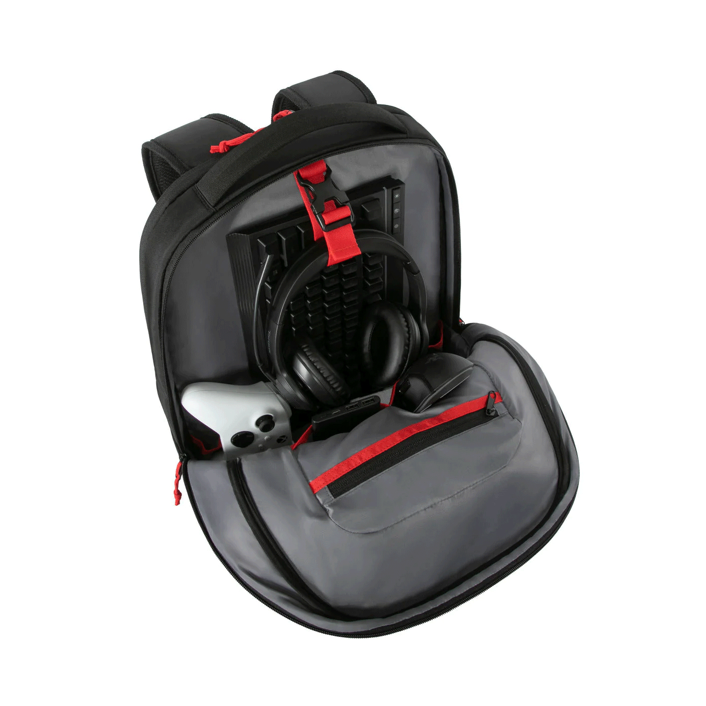 Targus TBB639GL 17.3” Strike 2 Gaming Backpack [Black/Red]