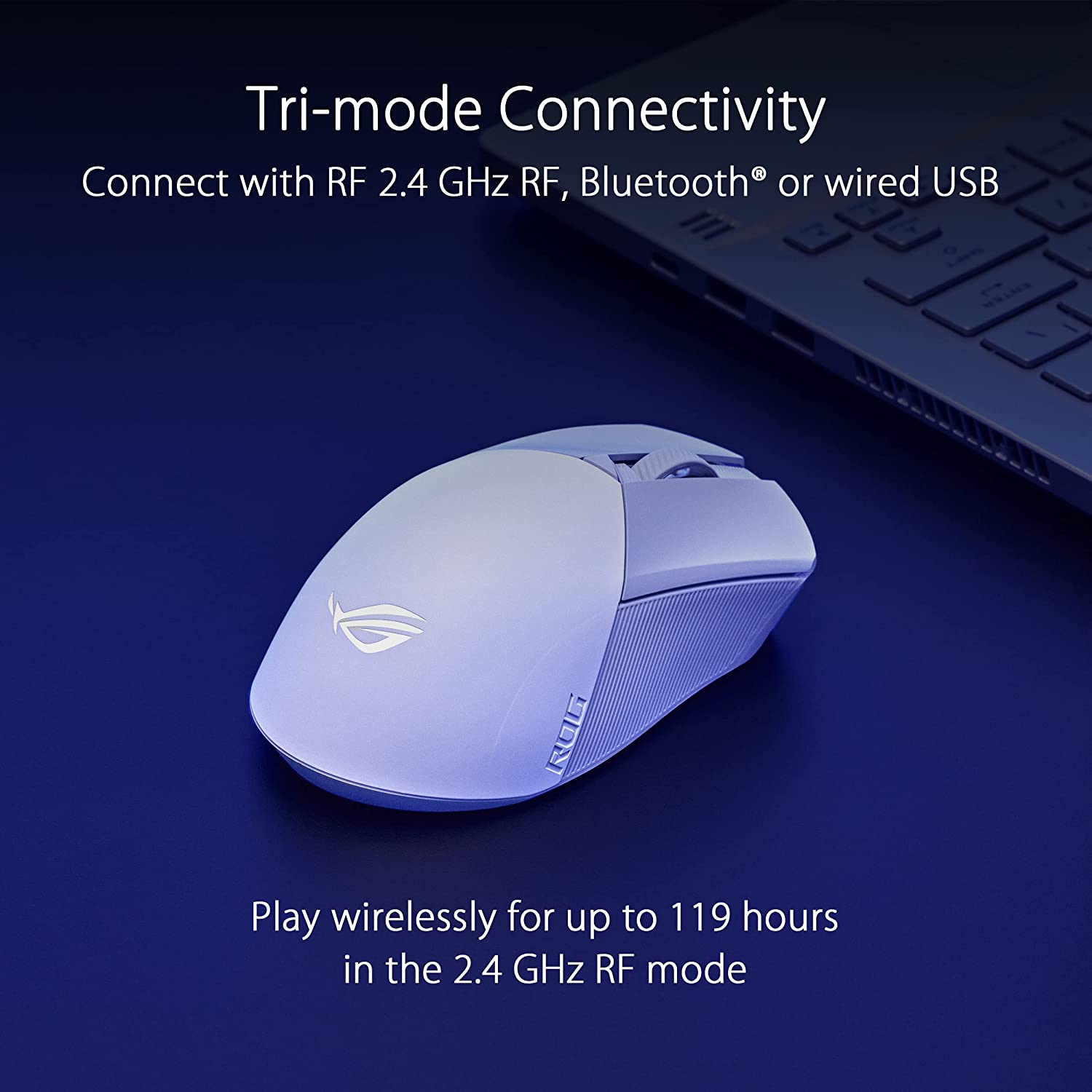 ASUS ROG P711 Gladius III Wireless Aimpoint [White]