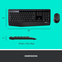 Logitech MK345 Wireless Comfort Combo Bundle