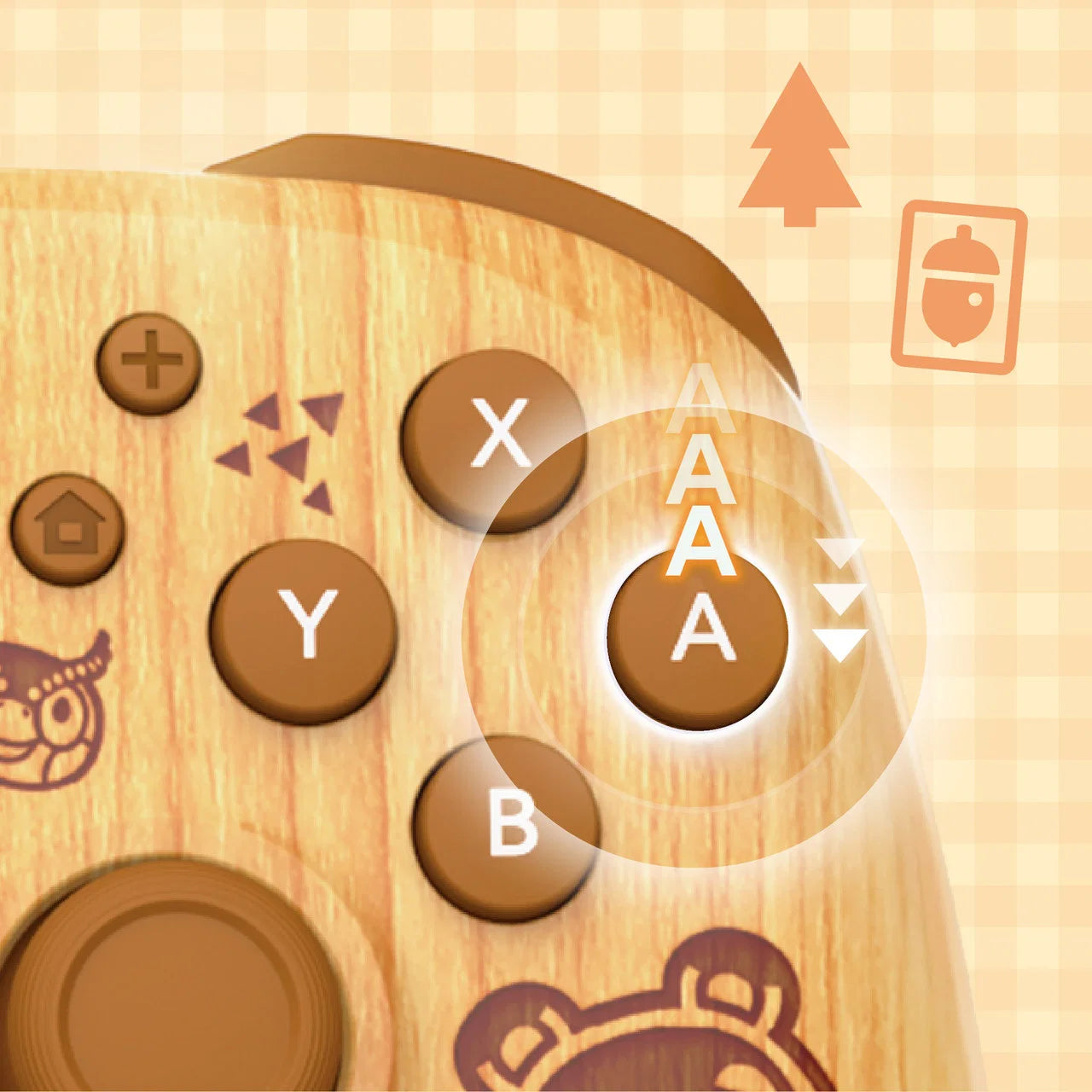 Hori Animal Crossing Wireless Horipad Turbo Controller for Nintendo Switch 2 (NSX-205A)