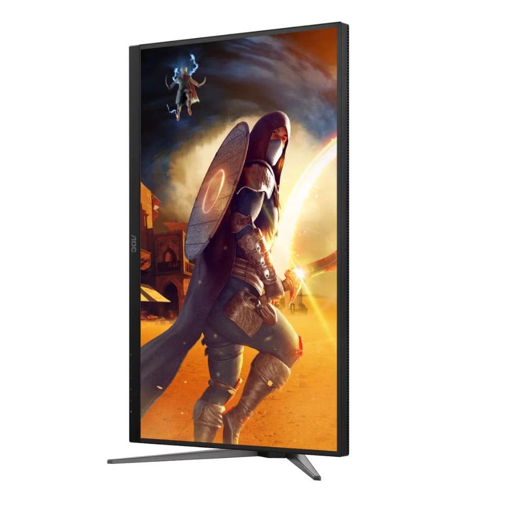 AOC U27G4XM 27" UHD (3840x2160) Dual Mode (4K @ 160Hz or FHD @ 320Hz) 1ms Fast IPS MiniLED Dual Gaming Monitor with Tilt, Height, Pivot & Swivel Adjustment (Black/Red)