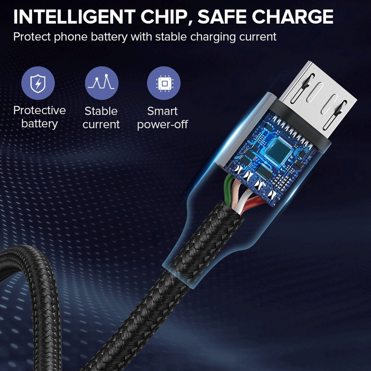 UGREEN Micro USB 2.0 Cable - 1m (Black) [US290/60146]