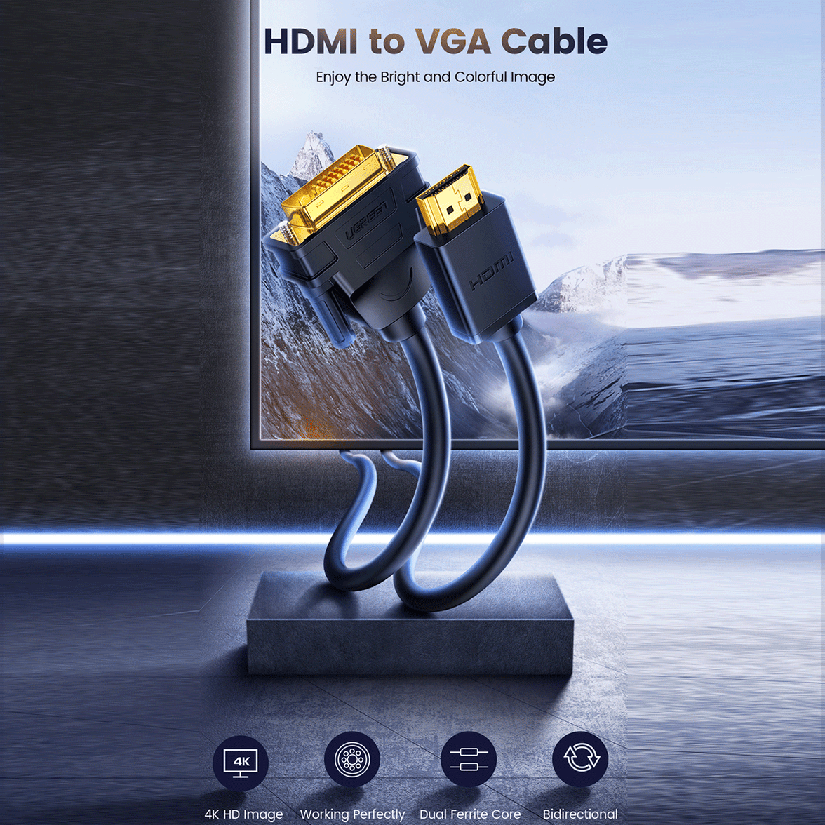 UGREEN HDMI To DVI Cable [HD106]