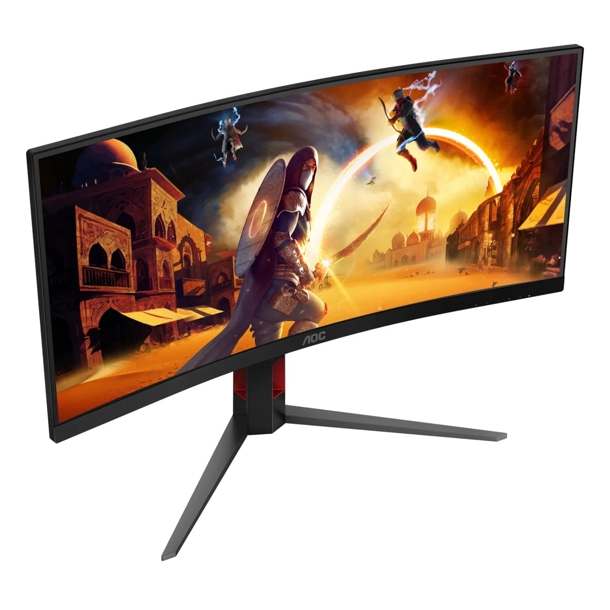 AOC CU34G4H/71 34" WQHD (3440x1440) 200Hz 0.3ms AdaptiveSync Fast VA Gaming Monitor