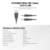 Fantech 5in1 Gaming Power Bundle Black (P51)