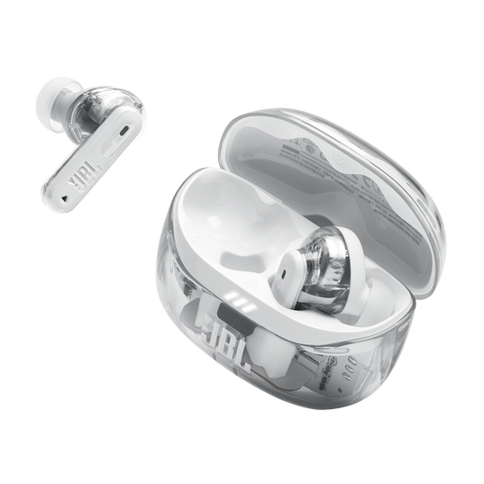 JBL Tune Beam 2 | True Wireless Noise Cancelling Earbuds Ghost Edition