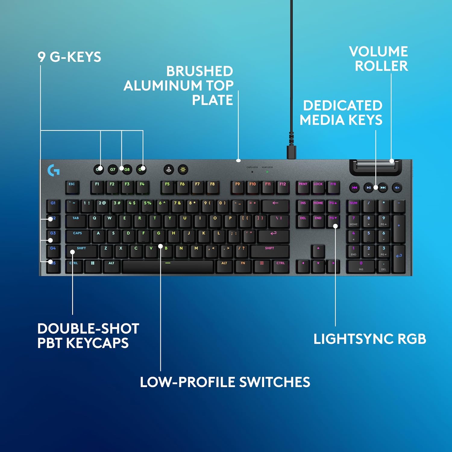 LOGITECH G915 X WIRED Gaming Keyboard