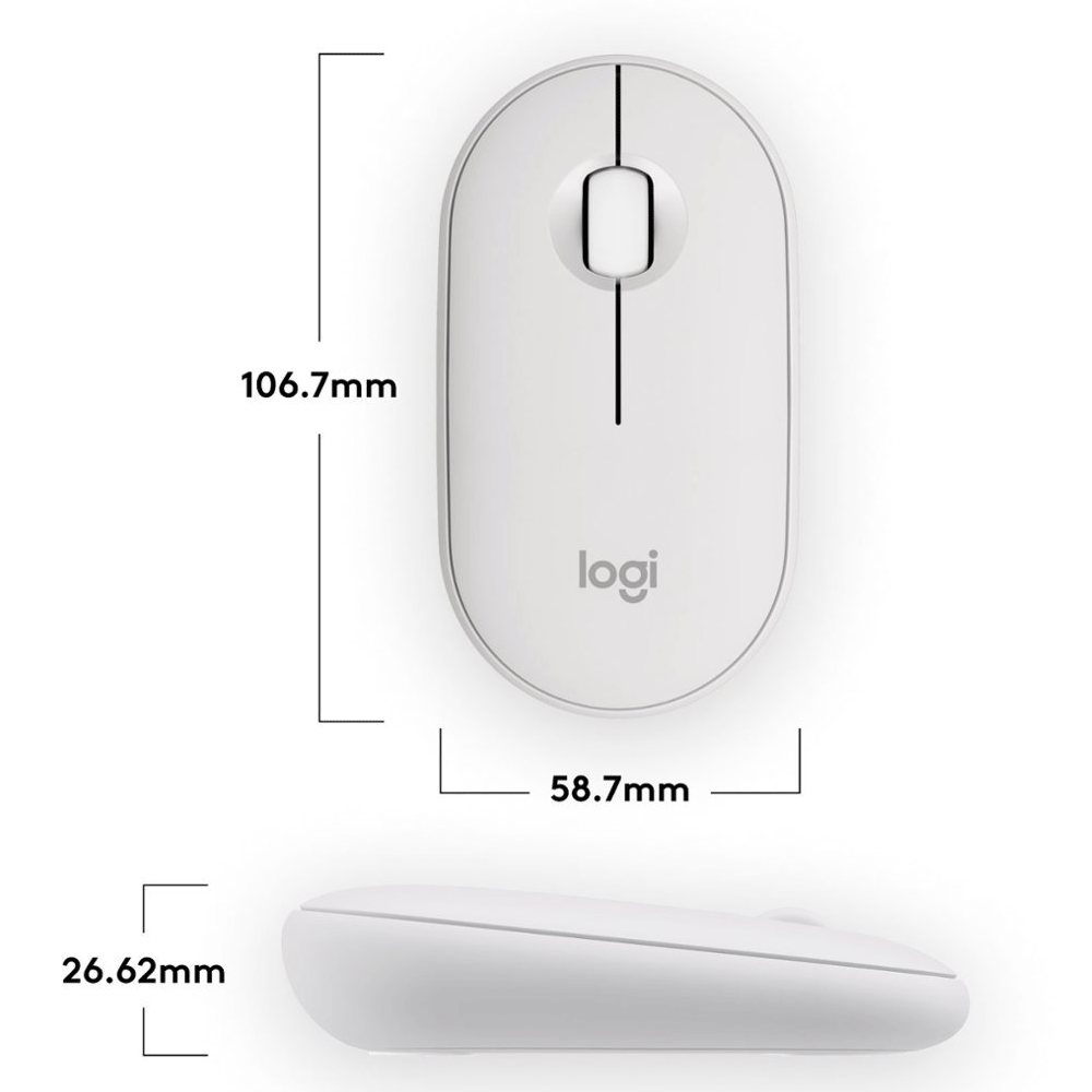 Logitech M350S Pebble Mouse 2 Tonal