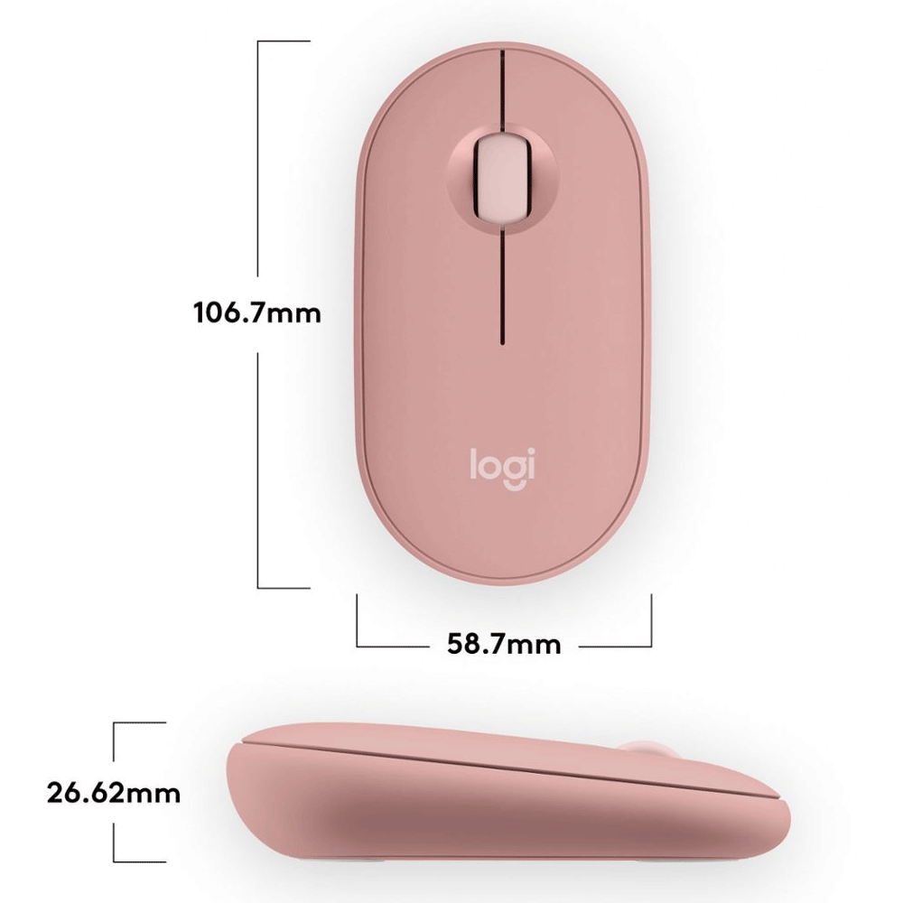 Logitech M350S Pebble Mouse 2 Tonal
