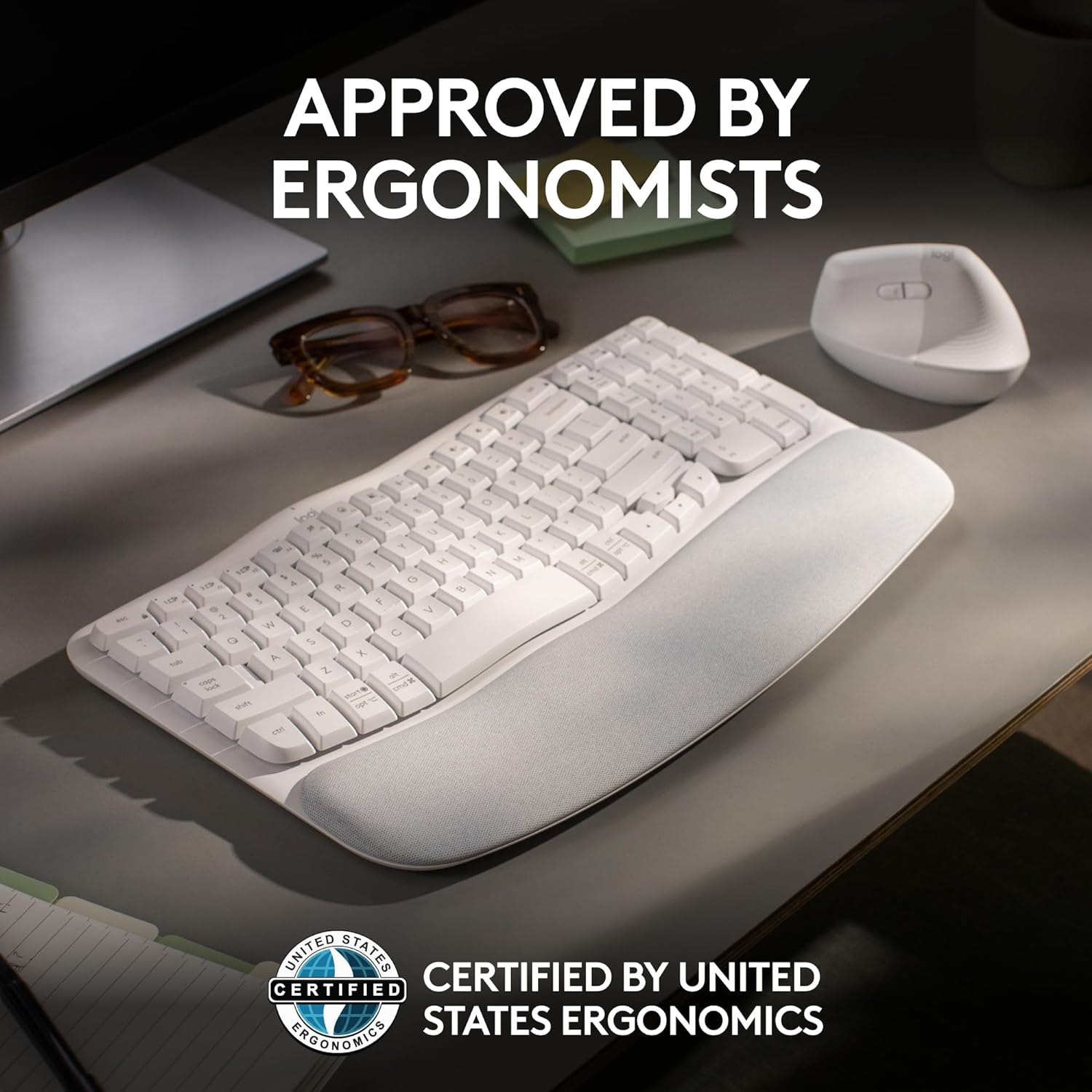 Logitech Wave Keys Ergonomic Wireless Keyboard