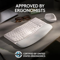 Logitech Wave Keys Ergonomic Wireless Keyboard