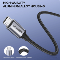 UGREEN Micro USB 2.0 Cable - 1m (Black) [US290/60146]