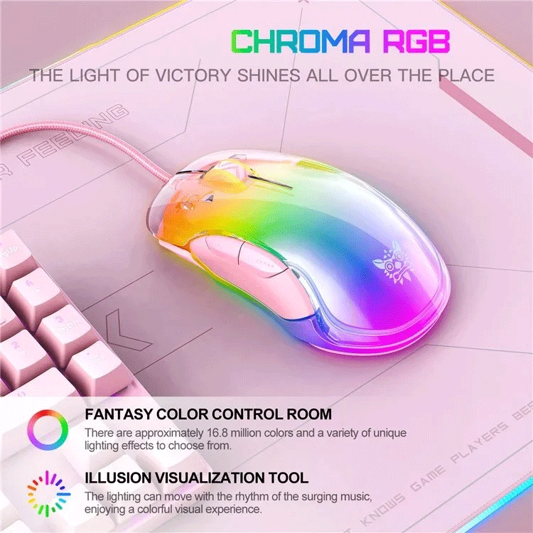 Onikuma CW925 RGB Wired eSports Gaming Mouse