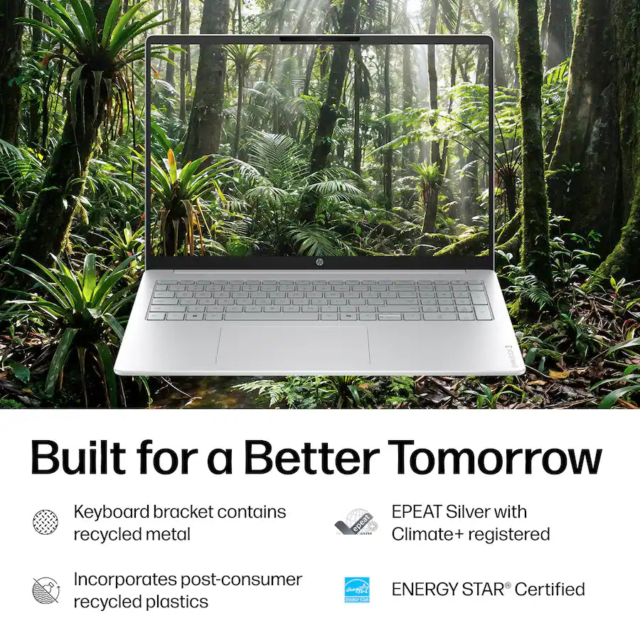 HP OmniBook 3 16" WUXGA Touchscreen AMD Ryzen 5 40 8GB DDR5 RAM / 256GB SSD AMD Radeon 610M Win 11 Glacier Silver 16-BY0015DX
