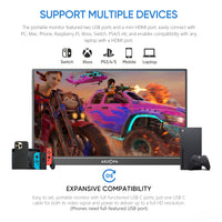 [PRE-ORDER] ARZOPA Z1FC 15.6" FHD Portable Monitor (Black)