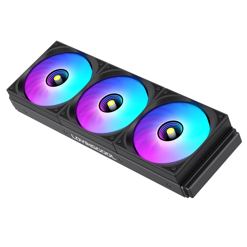 Lovingcool 360mm ARGB Liquid Cooler with Temp Screen