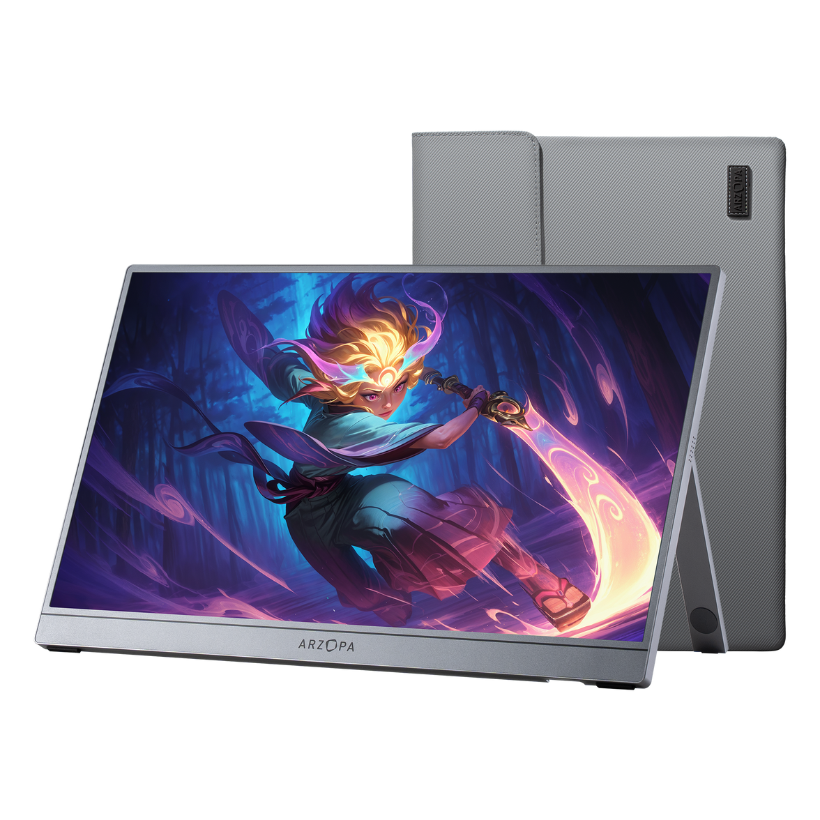[PRE-ORDER] ARZOPA Z1FC 15.6" FHD Portable Monitor (Grey)